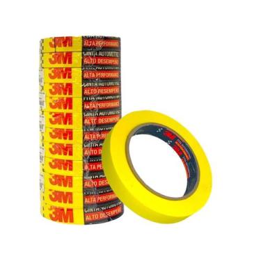 Imagem de Kit 10 Fita Crepe Alta Performance 3M 18mmx40m