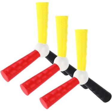Imagem de Arrowbash Pacote com 3 bolas de reação de treinamento de coordenação de mão e olho de reação, jogo de desafio de reflexo de velocidade de mão, conjunto de bolas de reação de espuma vinílica acetinada