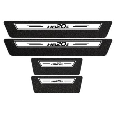 Imagem de Soleira Protetora Porta Premium Branco Hb20s 2023 2024 2025 - Jhow Ade