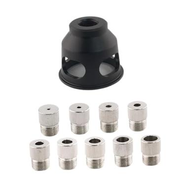 Imagem de Generic Conjunto de gabarito de cavilha autocentrante com brocas, ferramenta de perfuração, gabarito de cavilha localizador de centro de 2 a 10 mm, ferramenta, Preto