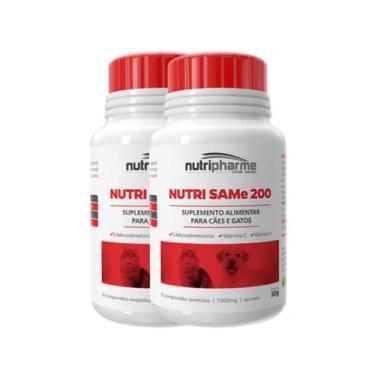 Imagem de 2 Nutri Same 200 Cães Cão Cachorros E Gatos 30 Cp Kit - Nutripharme