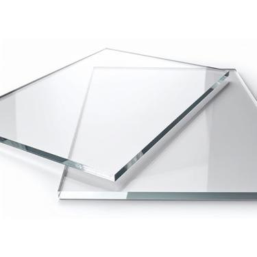 Imagem de Chapa Placa Policarbonato Compacto 50cm x 100cm c/proteção UV - Pergolado -Proteção Máquinas -Decoração - Segurança.- 2mm