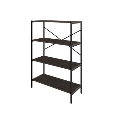 Imagem de Estante C/04 Prateleiras 118x80x33cm Tub Tueh1184 Nogal - Nogal /