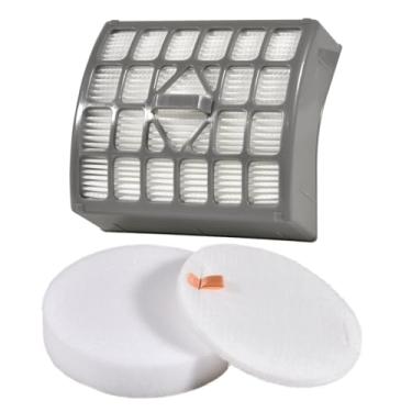 Imagem de SaferCCTV Filtro de vácuo 1 HEPA + 1 filtro de espuma e feltro compatível com Shark Rotator Slim Light Lift - Aspirador vertical de distância NV340 / NV341 / NV341Q / NV342Q, parte 1229 FC340 e XHF340