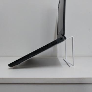 Imagem de Suporte Notebook Ergonômico Aço na cor Preta ou Branca (a escolha) - N