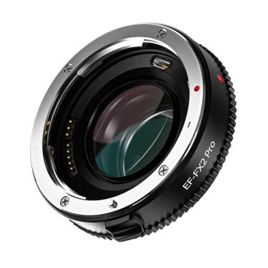 Imagem de VILTROX Adaptador De Lente De Foco Automático Ef-Fx2 Pro, Redutor Focal De 0,71X, Adaptador De Reforço De Velocidade Compatível Com Lente Canon Ef Mount Para Câmera Fuji X-Mount X-T3 X-T2 X-T20 X-T