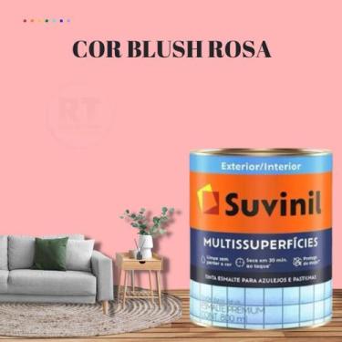 Imagem de Tinta Epóxi Base Água Suvinil Multissuperfícies Antimofo Cor Rosa Lavá