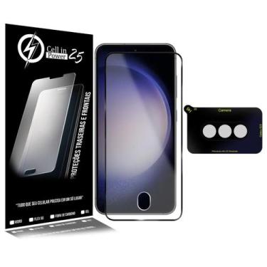 Imagem de Película De Vidro 3D + Película De Camera Para Galaxy S23 Plus S916 - 