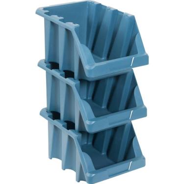 Imagem de Gaveteiro Plástico Número 7 Azul Vonder