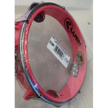Imagem de Pandeiro Luen Junior 08" Abs Pele Cristal, Rosa