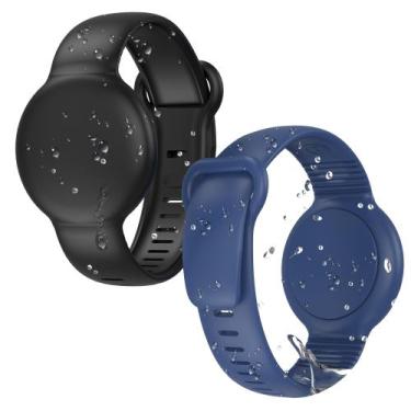 Imagem de para pulseira AirTag para crianças, pulseira de relógio Air Tag à prov