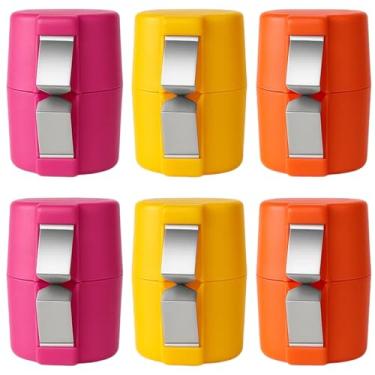 Imagem de Abridor de casca de ovo, conjunto de 6 peças de aço inoxidável para ovos cozidos e crus, ferramenta eficiente para biscoitos de ovos para cozinheiros domésticos e entusiastas de confeitaria, 3 cores