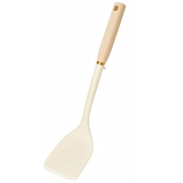 Imagem de Espátula Armrous de silicone sólido de 35,5 cm, espátulas antiaderentes de cabo longo para cozinhar, espátula grande de borracha resistente ao calor, utensílios de cozinha ideais para peixes, ovos,