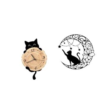 Imagem de Ｂｅｓｇａ Decoração de Parede Relógio de Parede Arte Sem Tique-taque Enfeite Pendurado Escultura de Parede Leve E Fácil para Escritório Quarto Casa Prese