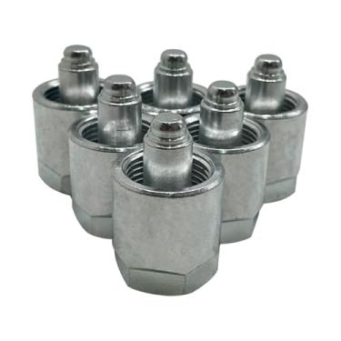 Imagem de Fudatong Conjunto de tampas de trilho de combustível de bloqueio M20 para Cummins 2003-2022, Duramax 2001-2022, Ford 2008-2022, Ford 2008-2022 Engine Fuel Pressure Diagnostics, pacote com 6