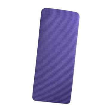 Imagem de UGPLM Almofada para joelhos e exercícios de ioga com alça, almofada para cotovelos, tapete de ioga para exercícios no chão, fitness, pulsos e mãos, Roxo