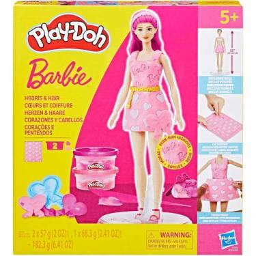Imagem de Massinha Play Doh Barbie Corações e Penteados Hasbro G1357