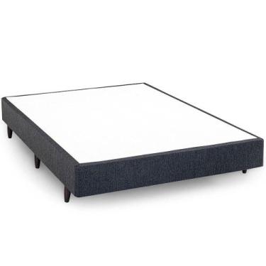 Imagem de Base Cama Box Casal Herval Forli 20x138x188 cm, Chumbo