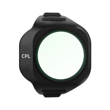 Imagem de YUULNMOP Kit de filtros de câmera compatível com DJI Mini 5 Pro, kit de lentes ND/CPL/UV com nano revestimento, acessórios de filtros de lente de drone de vidro óptico HD multi revestido (filtro CPL)