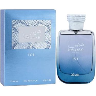 Imagem de Perfume Árabe Hawas Ice Al Rasasi Eau De Parfum Masculino 100ml  Fresc