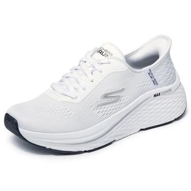 Imagem de Skechers Max Amortecimento Elite 2.0 Vanish Hands Free Slip-Ins, Branco/preto, 5