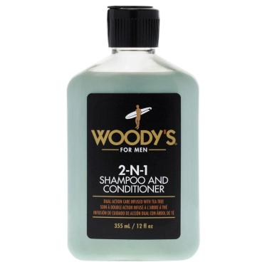 Imagem de Shampoo e condicionador 2 em 1 Woodys para homens 355ml