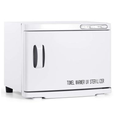 Imagem de Aquecedor de Toalha Elétrico para Barbearia e Salão de Beleza 23L, 110V, Artist Hand, Branco