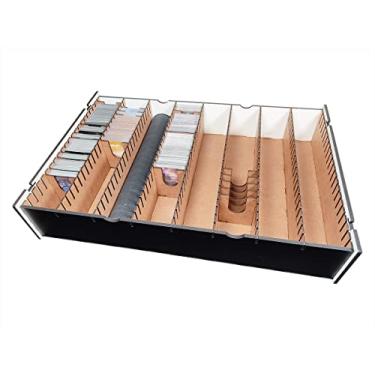 Imagem de Caixa Organizadora "BIG BOX" para Card Games (Genérico) - Modelo Vertical BLACK - TAMPA SLIDE