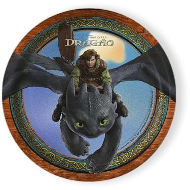 Imagem de Prato Como Treinar Seu Dragao - Embalagem com 8 unidades.