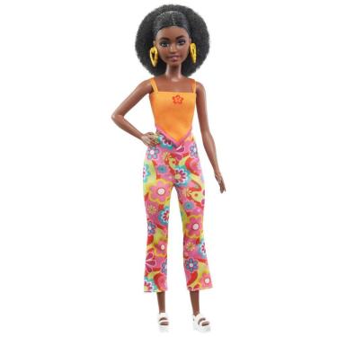 Imagem de Boneca Barbie Fashionista com Roupas Retrô para Crianças de 3 Anos ou Mais