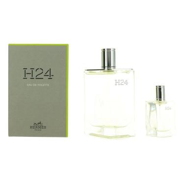 Imagem de Conjunto de perfume de presente Hermes H24 para homens EDT 100mL + 12mL 2 peças