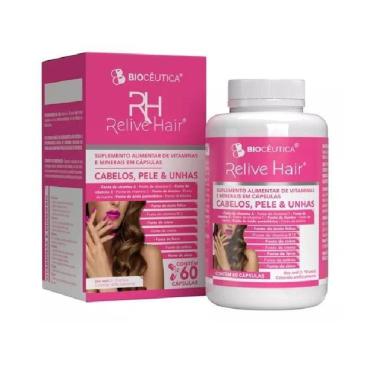 Imagem de Cabelos E Unhas Relive Hair 60 Capsulas