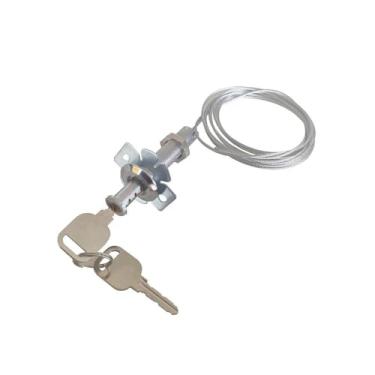 Imagem de XLWLLNJ Kit de trava de liberação de emergência para porta de garagem substitui peças de reposição trava manual de cabo de aço premium de luxo de alto, Style D