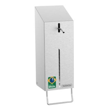 Imagem de Dispenser Para Sabão E álcool Gel Tramontina Inox 500 Ml