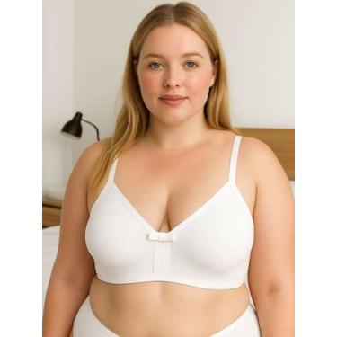 Imagem de Sutiã Plus Size sem Bojo Reforçado Sustentação Resistente - c6 JOSI - 