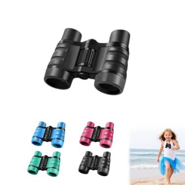 Imagem de Binóculos 4 x 30 com alça antiderrapante à prova de choque, aprendizagem, caça, caminhada, preto