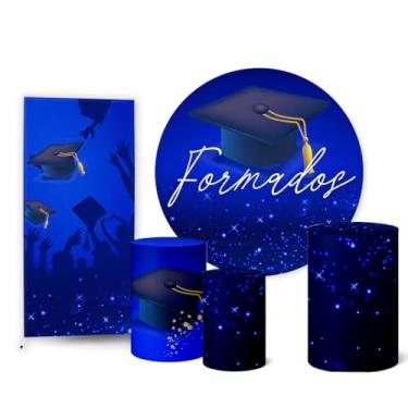 Imagem de Trio Capas Cilindro + Painel Sublimado + Painel Lateral Formatura (K2FOR0007)