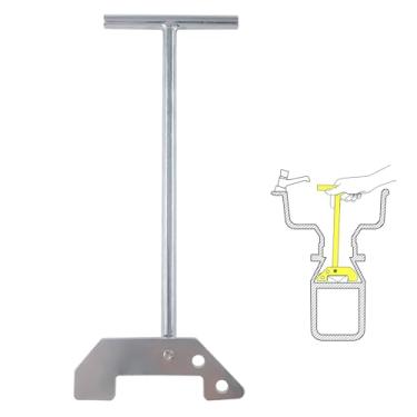 Imagem de LiXiongBao Chave de desencravamento de lixo, ferramenta de trituração de lixo compatível com trituradores de lixo Moen/Waste King/InSinkErator, desalojar atolamentos ou bagunça acima da pia