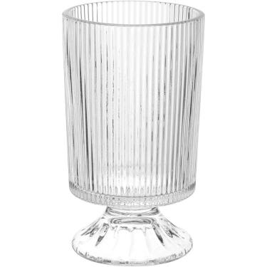 Imagem de Vaso Decorativo Home&co Com Pé Vidro X10x17cm Transparente