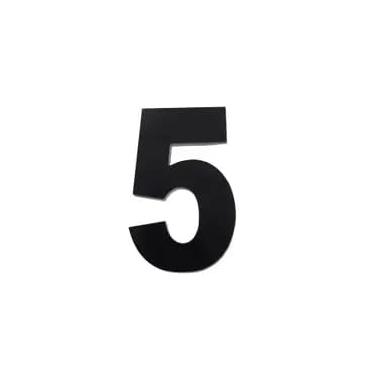 Imagem de Número Residencial em Alumínio Preto (5)