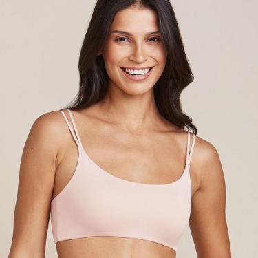 Imagem de Sutiã Top Hope Com Bojo Removível em Microfibra 2186, Bege ballet, G