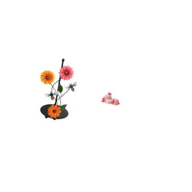 Imagem de Fenteer Porta-papel-toalha de Resina com Estátua de Cervo Dormindo, Dispensador Vertical Antiderrapante, Peça Decorativa Artesanal para Mesa, Cozinha E Sala D