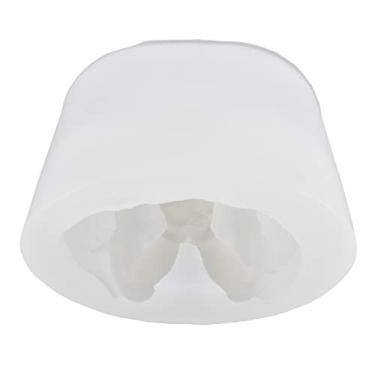 Imagem de Fácil de Desmatar 3D Angel Craftmold, Silicone de Qualidade Alimentar, Vela Anjo bebê Diy Reutilizável e Versátil para Bolo (Anjo com as duas mãos)