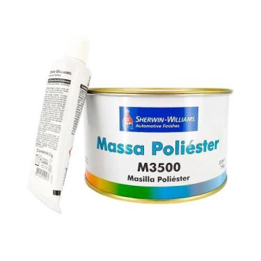 Imagem de KIT Massa Poliéster M3500 1,5kg + Catalisador 45g - LAZZURIL SHERWIN W