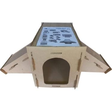 Imagem de Toca Para Gatos Com 2 Rampas e 3 Arranhadores - Em Papelão - Baú Pet