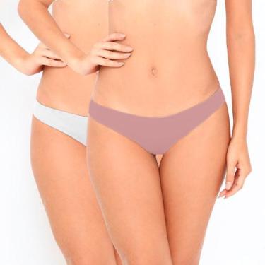 Imagem de Kit/2 Calcinha Biquíni Love Secret 819301 Algodão T. P/GG, M, 541, Bra