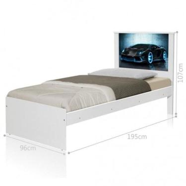 Imagem de Cama Solteiro Carro Sport Raio