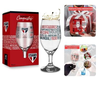 Imagem de Taça Tulipa Windsor Vidro 330Ml Cerveja Vinho Chopp Time São