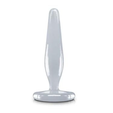 Imagem de Plug Anatômico Penetração Suave Plug Anal Transparente Elastômero Iniciante EL002