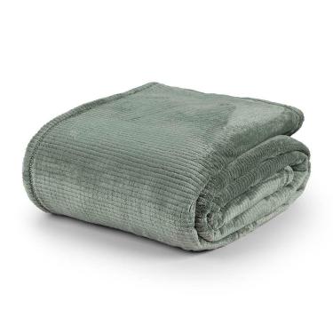 Imagem de Cobertor Queen Dublin Manta Flannel Ultrasoft - Verde Louro